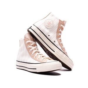 Converse Chuck 70 Striped Terry Cloth Sneaker In White
